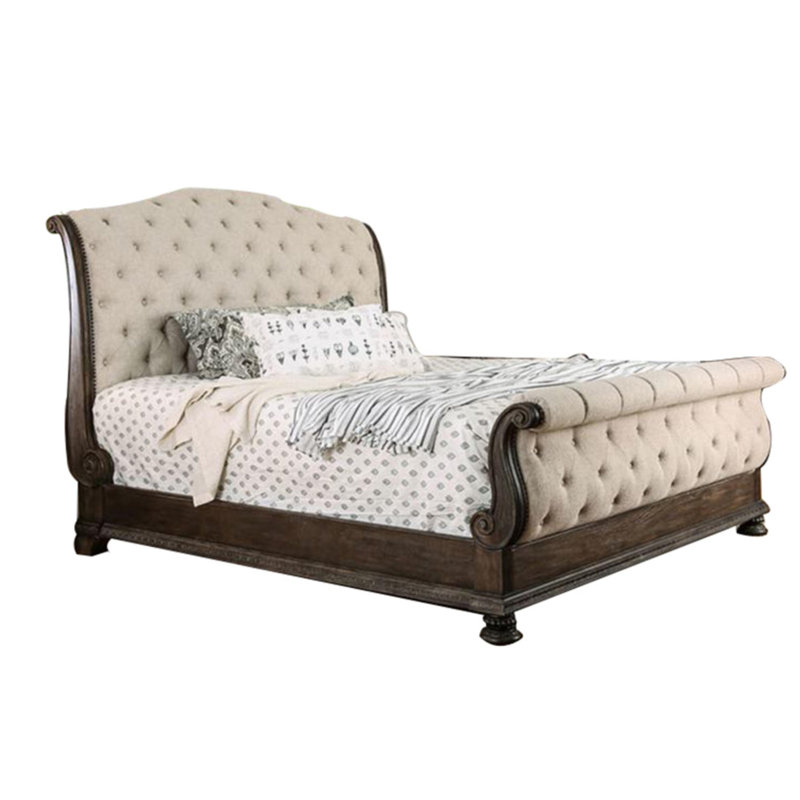 Canora Grey Torain Queen Upholstered Sleigh Bed Wayfair